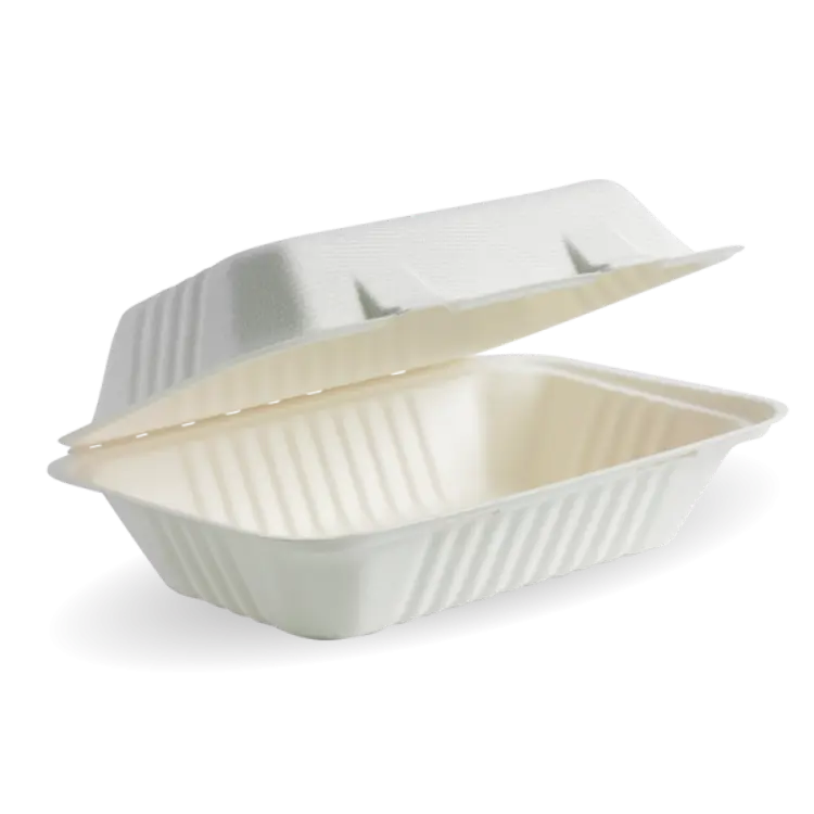 Picture of BioPak BioCane Clamshells - White