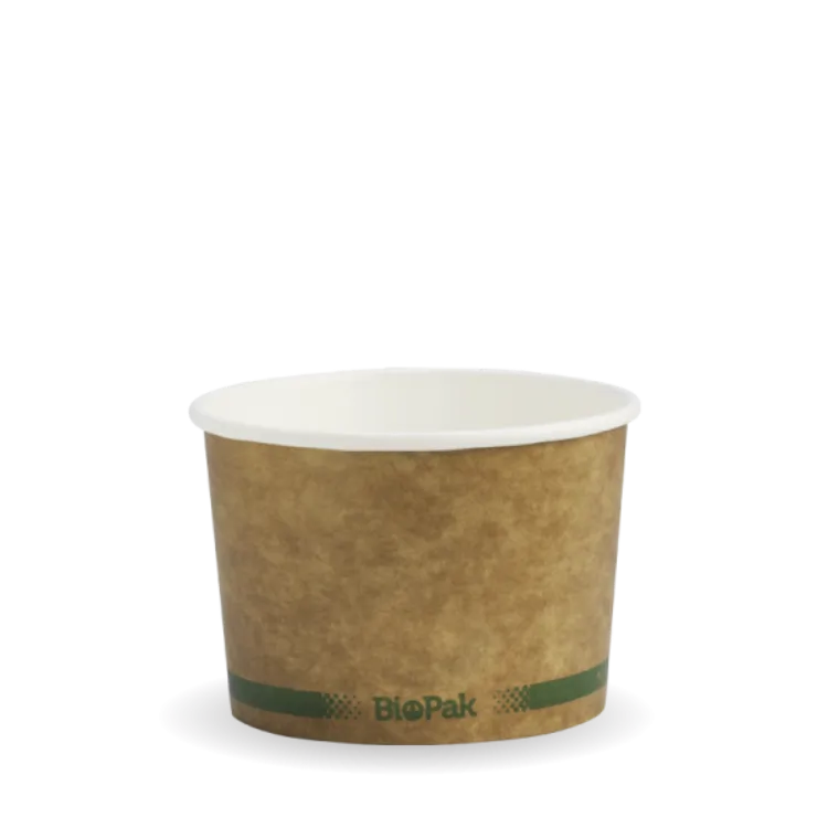 Picture of BioPak Paper BioBowls - Kraft Look