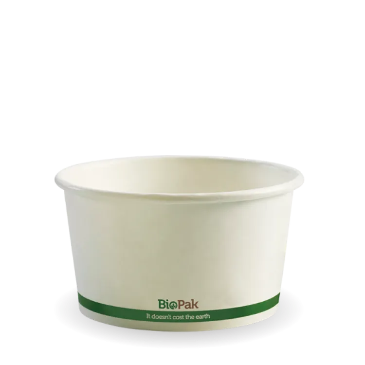 Picture of BioPak Paper BioBowls - White