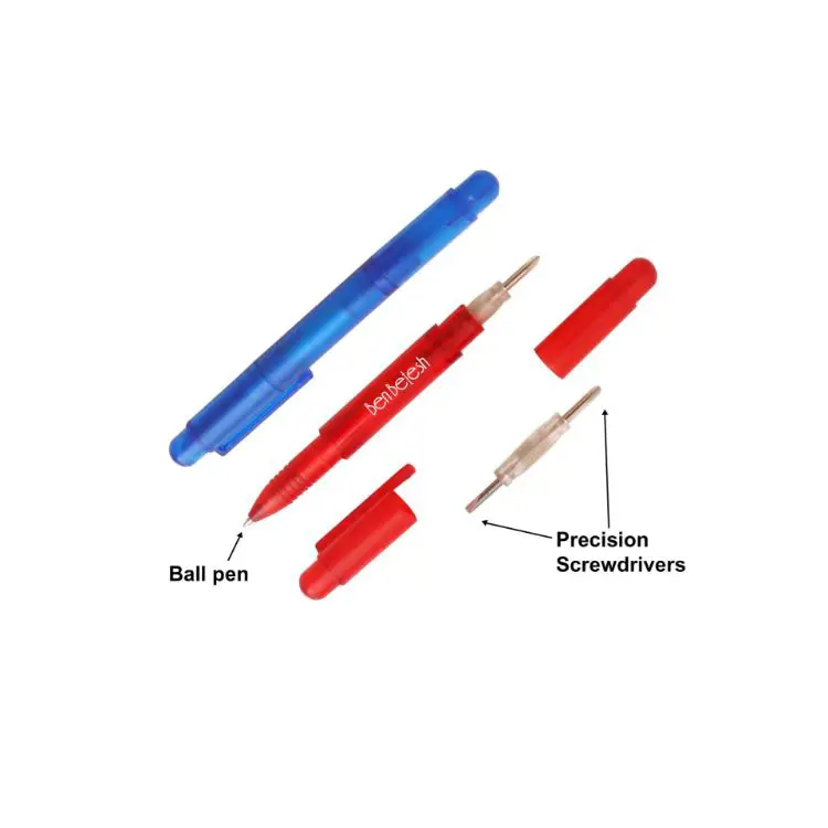 Picture of Pen with Screwdriver Red Blue