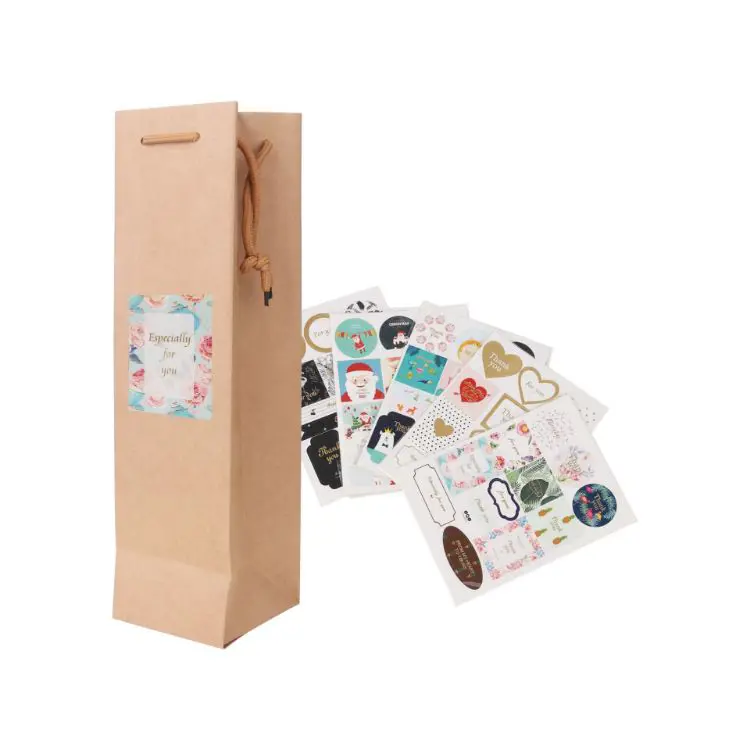 Picture of Wine Bottle Paper Bag(100x360x100mm)