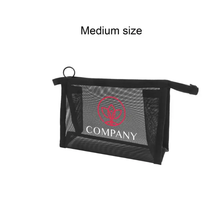 Picture of Nylon Mesh Triangular Cosmetic Bag