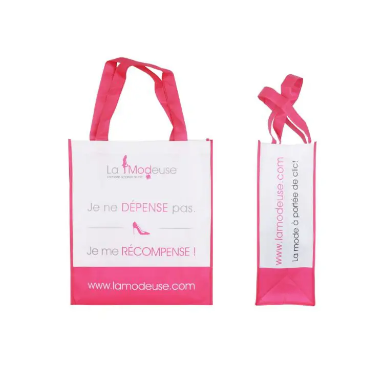 Picture of Full Colour Non Woven Bag with Large Gusset