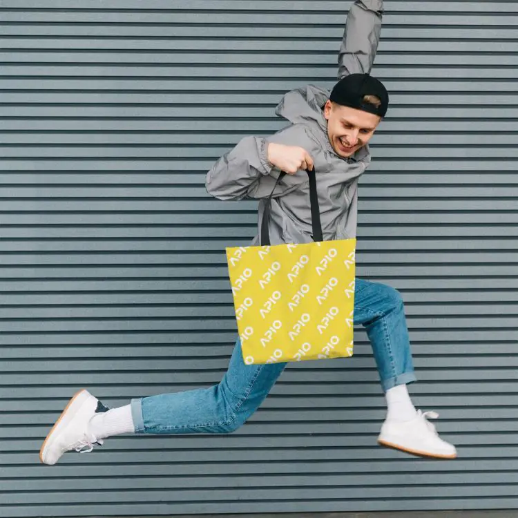 Picture of Velvet Tote Bag-Full colour both side