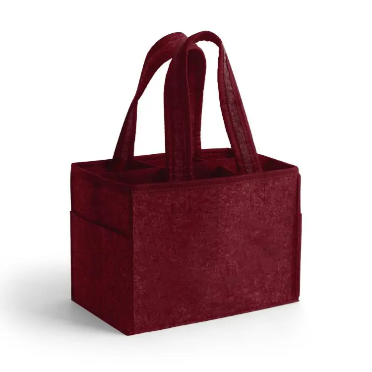 Picture of Felt Wine Tote Bag