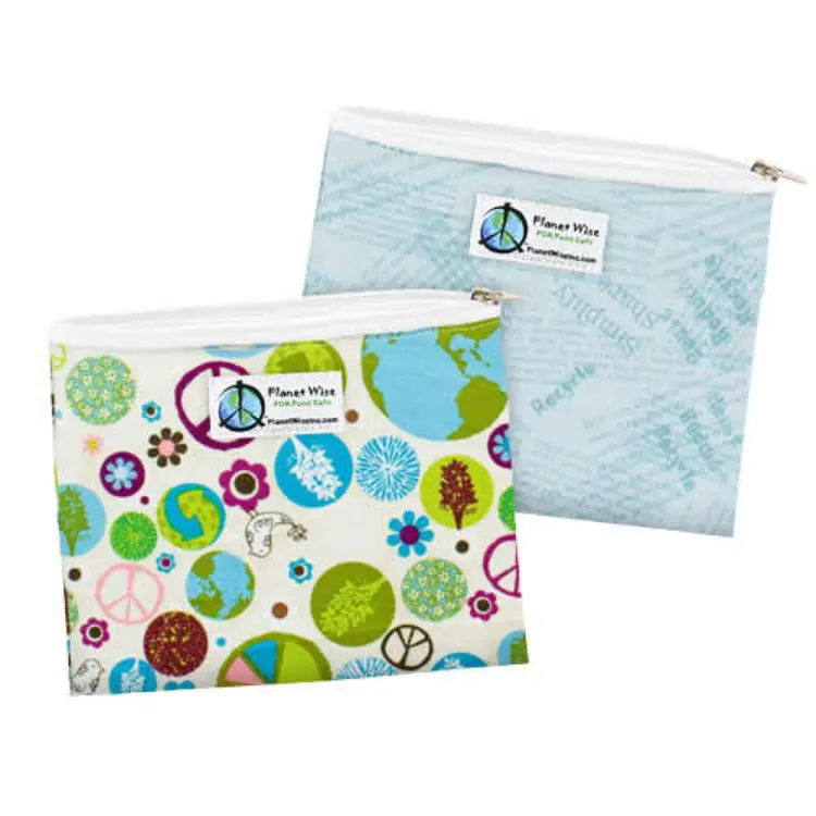 Picture of Reusable Food Pouch with Zipper Closure