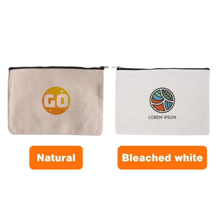 Picture of Rectangle Canvas Cosmetic Bag