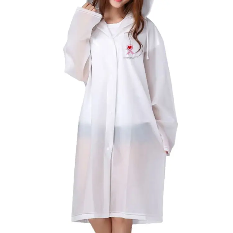 Picture of Reusable Adult EVA Digital Print Raincoat