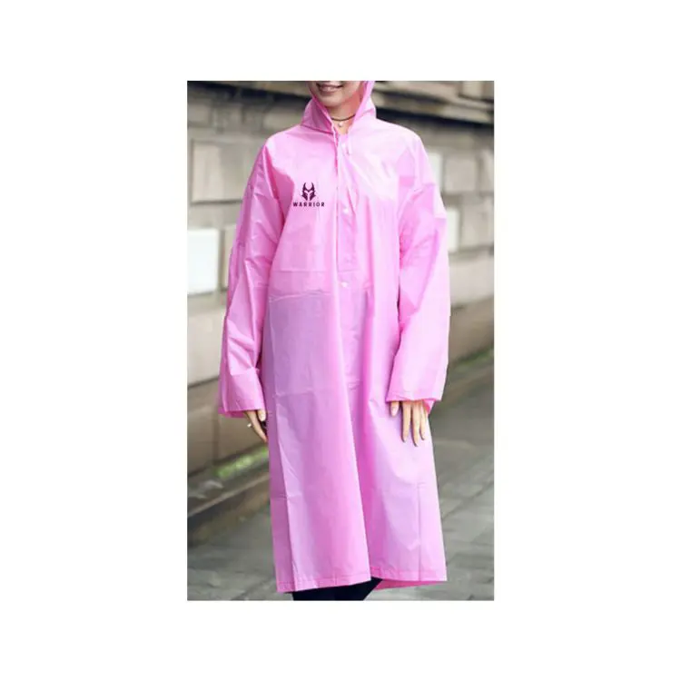 Picture of Reusable Adult PEVA Screen Print Raincoat
