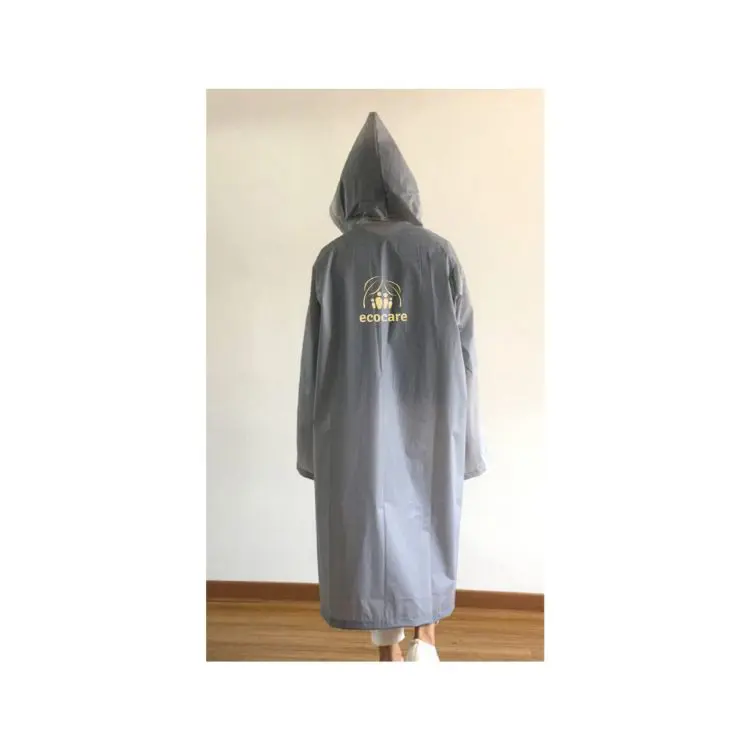 Picture of Reusable Adult PEVA Screen Print Raincoat