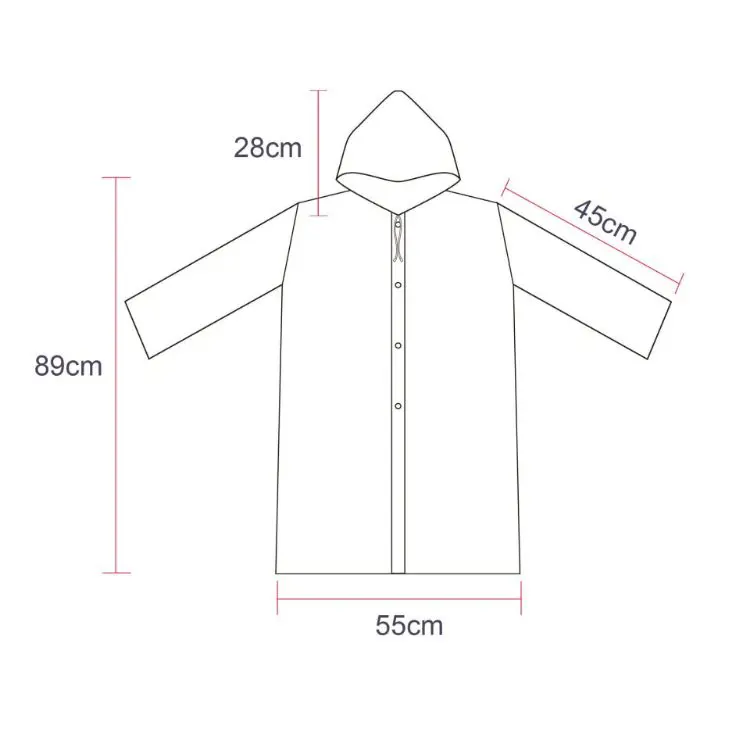 Picture of Kids EVA Reusable Raincoat