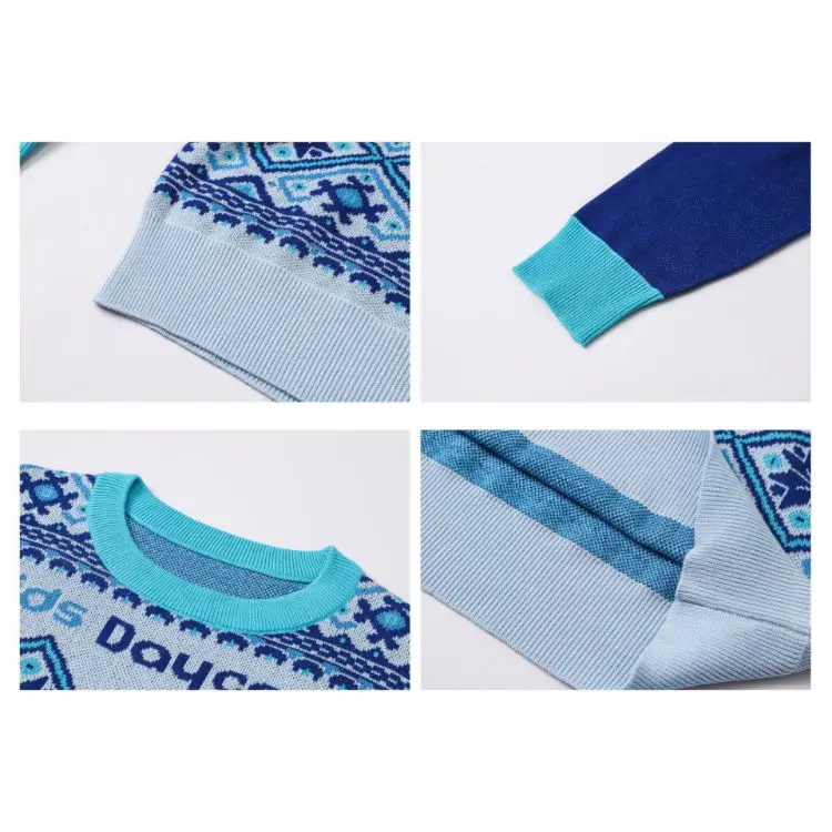 Picture of Unisex Acrylic Cotton Jacquard Sweater