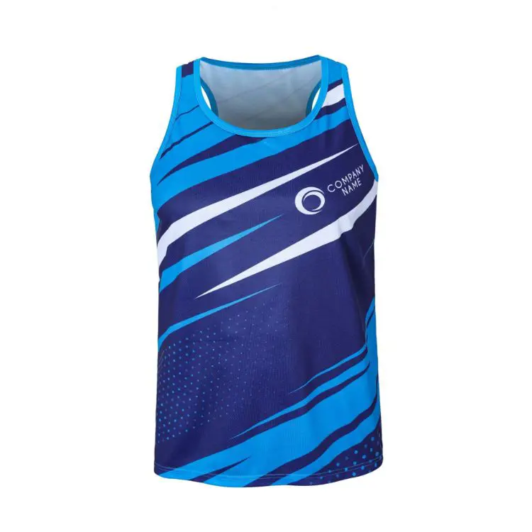 Picture of 100% Polyester Sublimated Sports Singlet