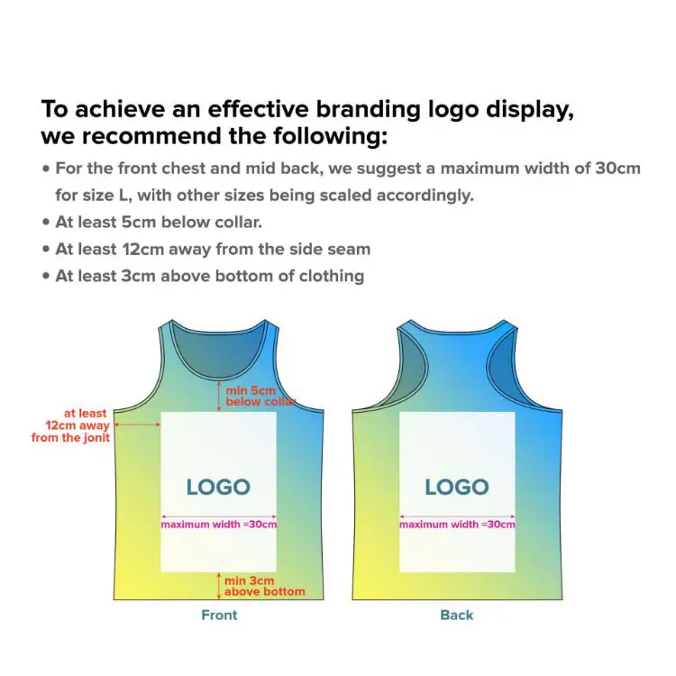 Picture of 100% Polyester Sublimated Sports Singlet
