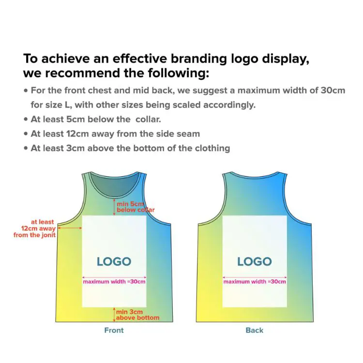 Picture of 100% Polyester Sublimated Singlet