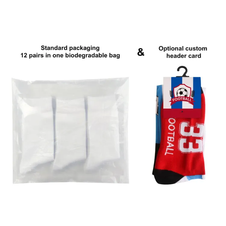 Picture of Knee High Custom Pattern Football Socks - with Towel Bottom