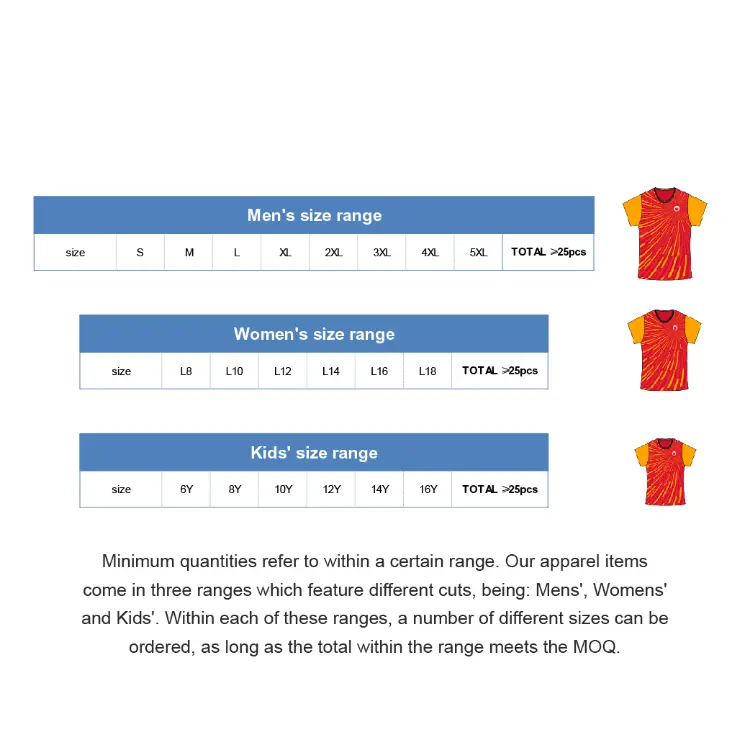 Picture of 100% Polyester Sublimated Sports Tee Shirt