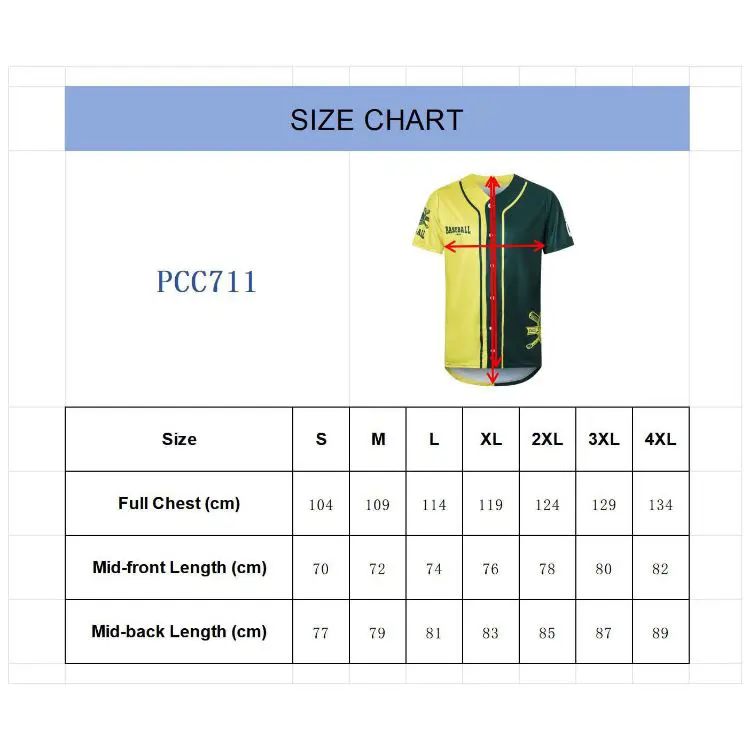 Picture of Men's 100% Polyester Sublimated Full-Button Baseball Jersey