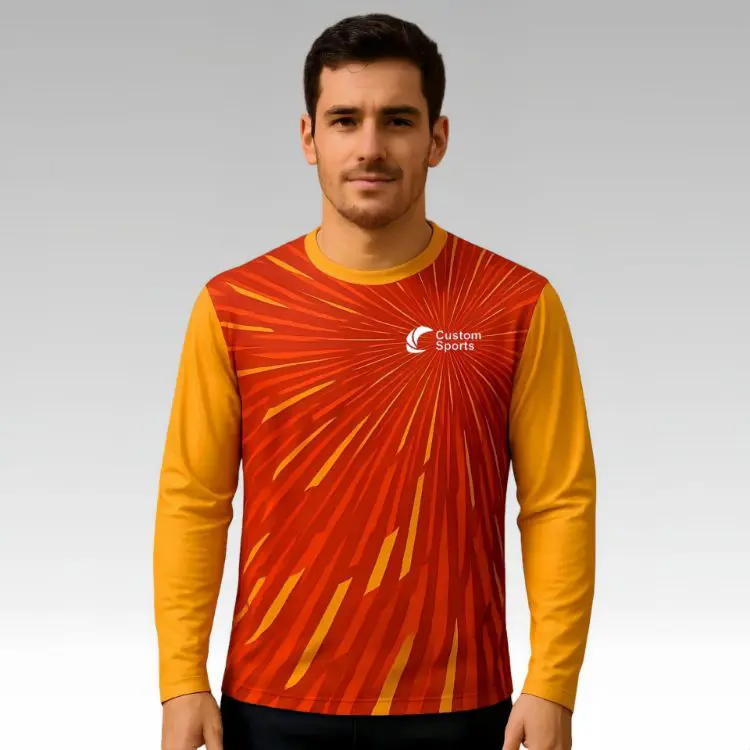 Picture of 100% Polyester Micro Mesh Sublimated Long Sleeves Shirt