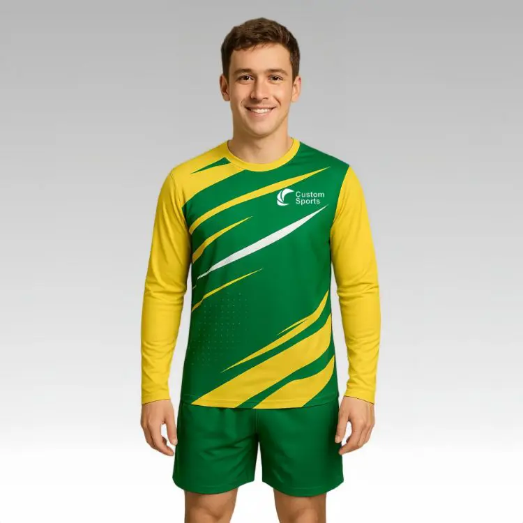 Picture of 100% Polyester Micro Mesh Sublimated Sports Long Sleeves Shirt