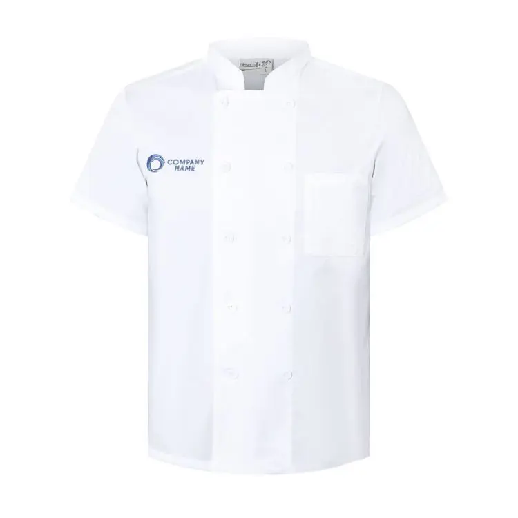 Picture of Classic Short Sleeves Double Breasted Chef Jacket