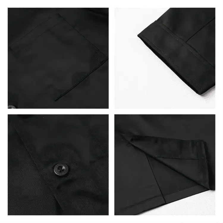 Picture of Classic 3/4 Sleeves Single Breasted Chef Jacket