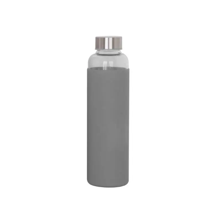 Picture of 550ml Glass Drink Bottle with Stainless steel Lid