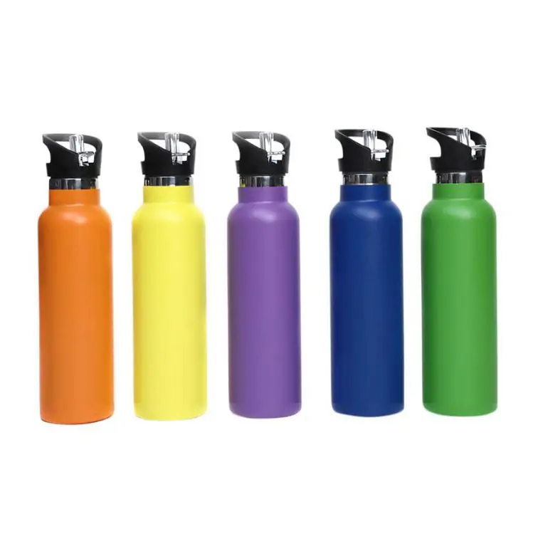 Picture of 600ml Double Wall Vacuum Bottle with Flip Valve Lid