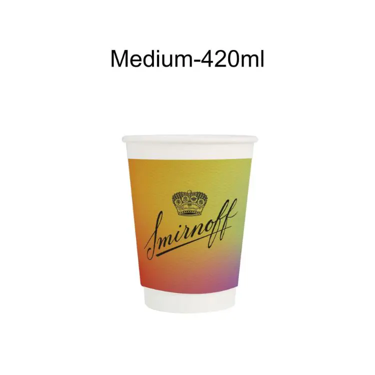 Picture of PLA Double Wall Compostable Paper Cups