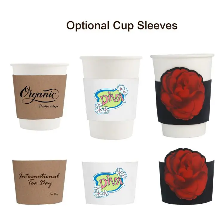 Picture of Home Compostable Aqueous Single Wall Paper Cups