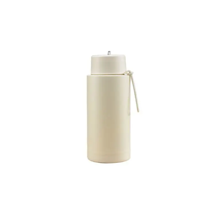 Picture of 1L Stainless Steel Bottle with Straw Lid