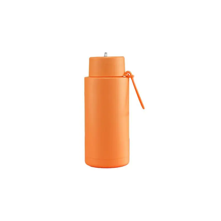 Picture of 1L Stainless Steel Bottle with Straw Lid