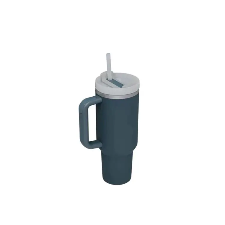 Picture of 1.2L Stainless Steel Tumbler with Lid and Straw