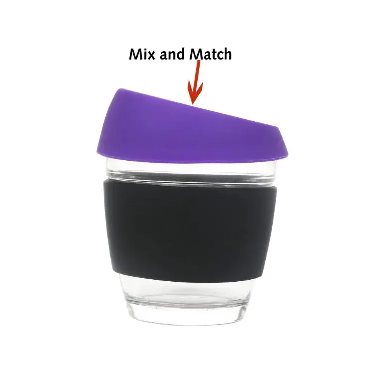 Picture of 8 OZ Reusable Glass Coffee Cup