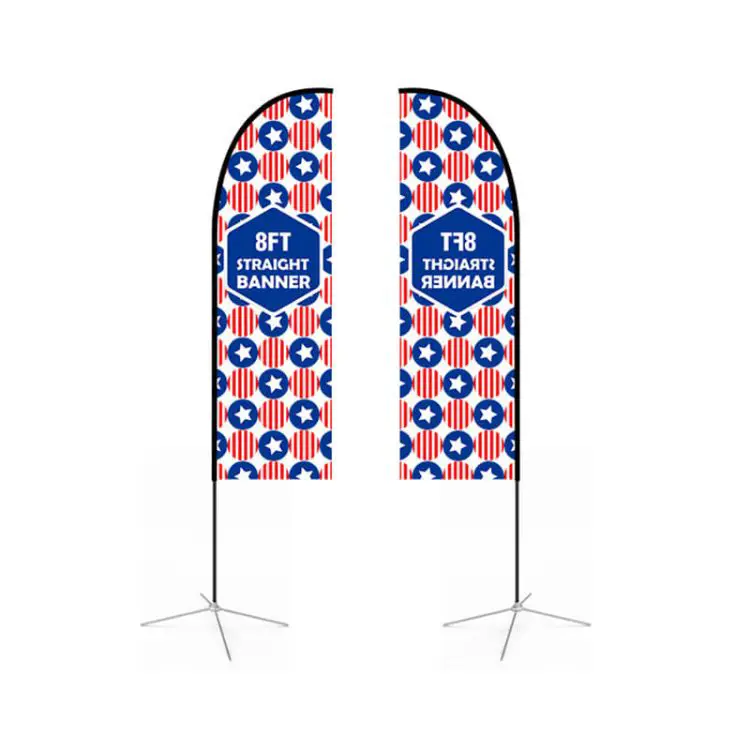 Picture of Large(80.5*400cm) Straight Feather Banners 15ft