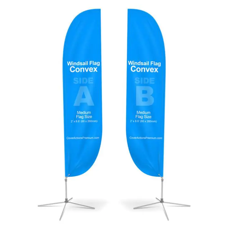 Picture of Small(65.3*200cm) Convex Feather Banners 9ft