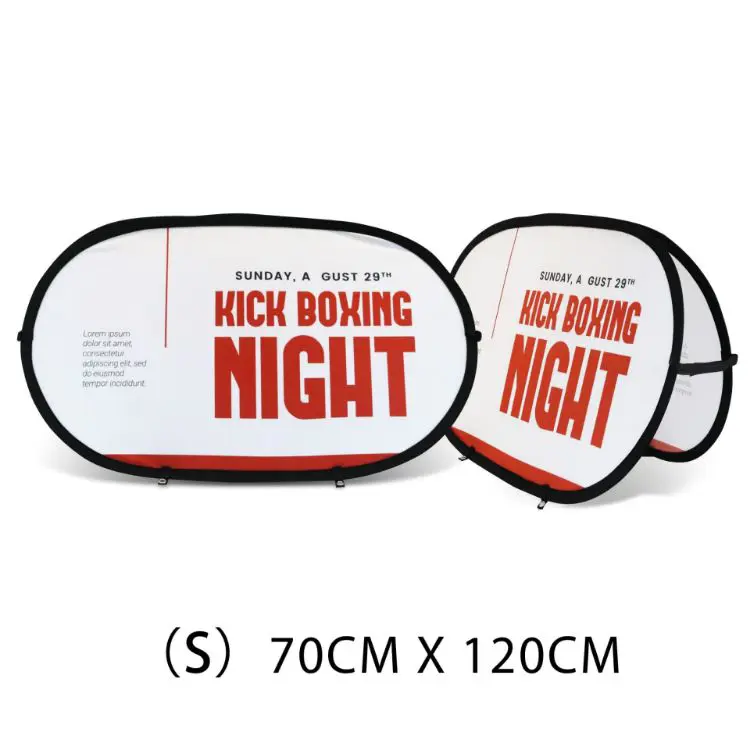 Picture of Oval Shaped Pop Up Banners (Small)