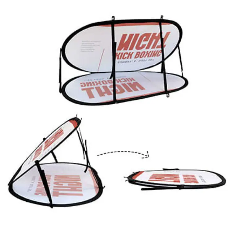 Picture of Oval Shaped Pop Up Banners (Small)