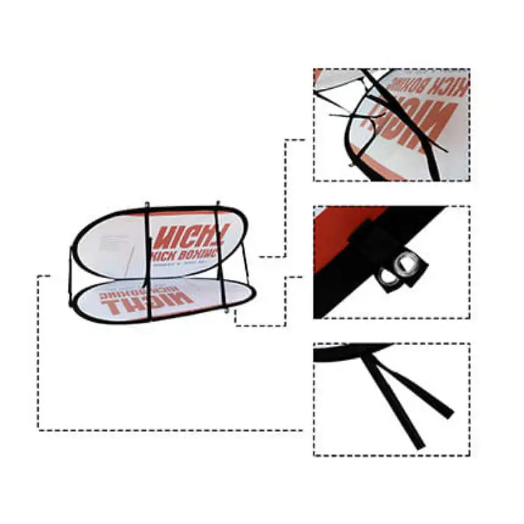 Picture of Oval Shaped Pop Up Banners (Small)