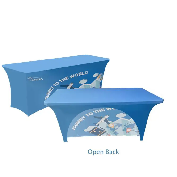 Picture of Stretch Table Covers with Open Back * 8ft