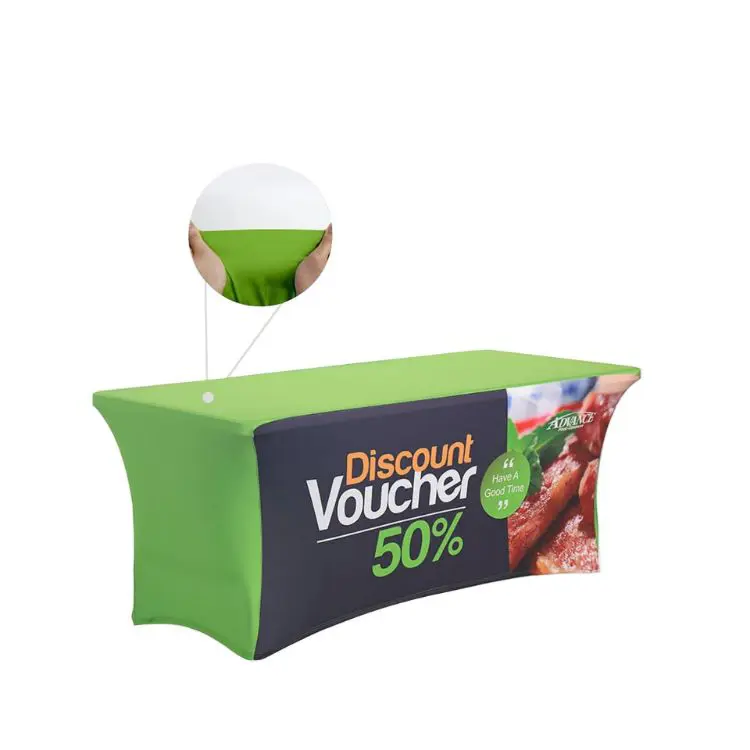 Picture of Stretch Table Covers with Open Back * 6ft