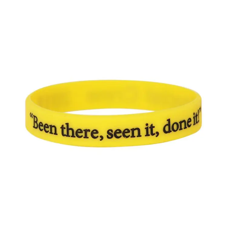 Picture of Debossed Colour Filled Wristband