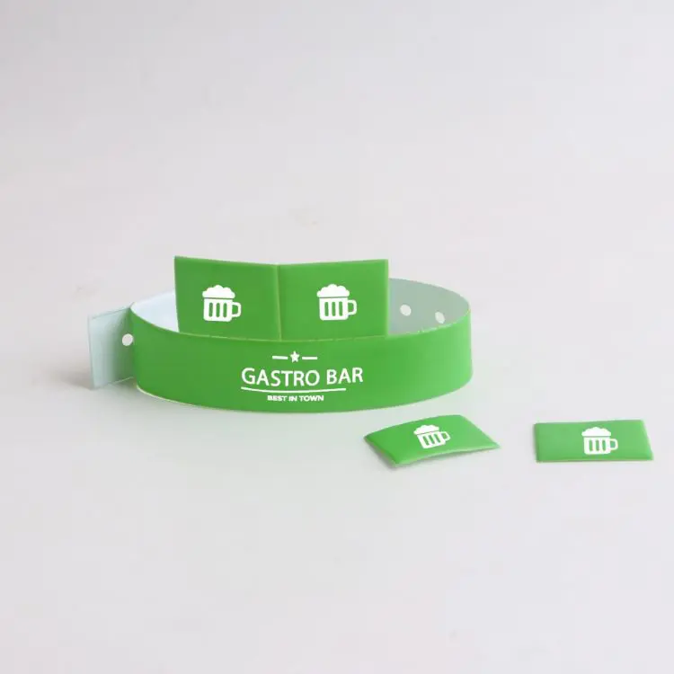 Picture of Tabbed Disposable PVC Wristband