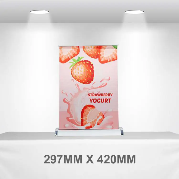 Picture of A3 Counter Top Pull Up Banner