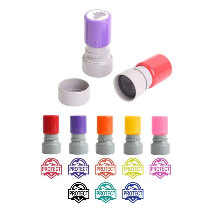 Picture of Coloured Round Stamp