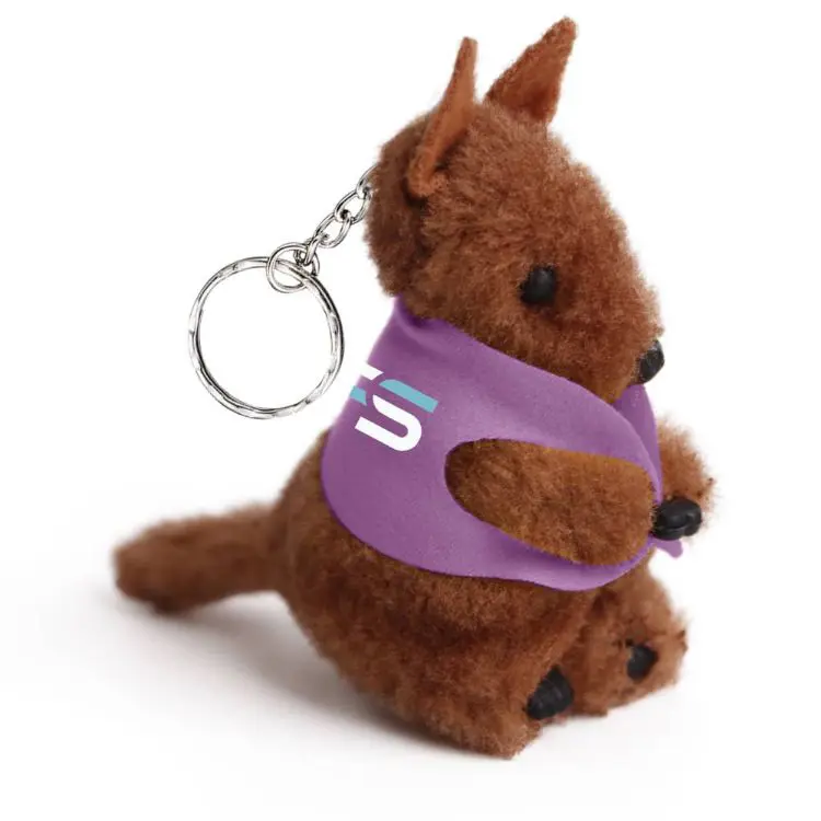 Picture of Kangaroo Clip on Stuffed Plush Toy