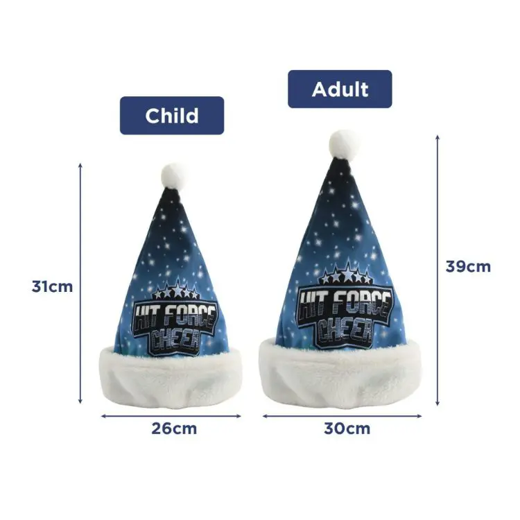 Picture of Full Colour Premium Regular Santa Hat