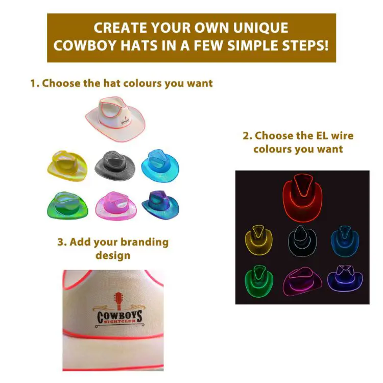 Picture of Light Up Cowboy Hats