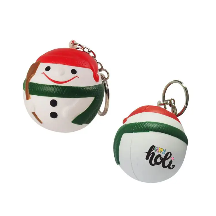 Picture of Keyring with Snowman Stress Item