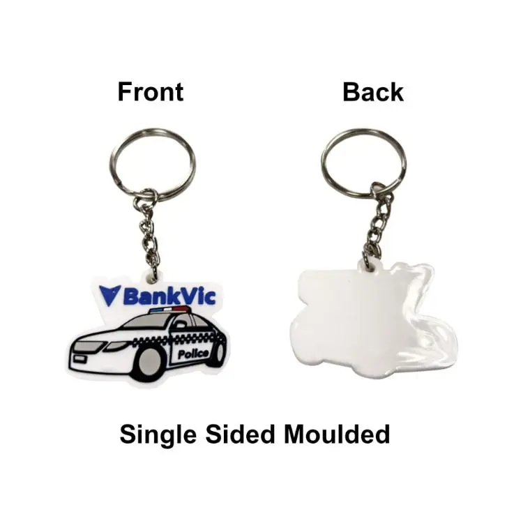 Picture of Custom Shape PVC Keyring